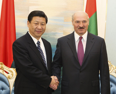 Vice president Xi arrives in Belarus for visit