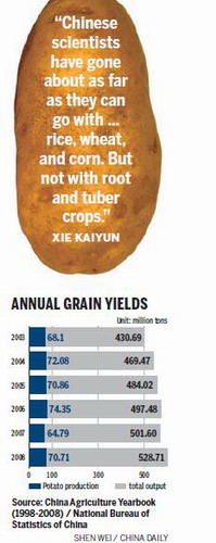 Potatoes are root of the solution