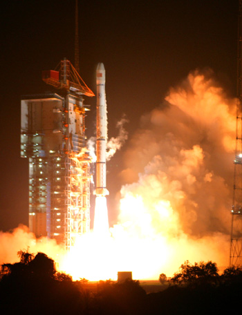 China launches 5th orbiter for navigation network