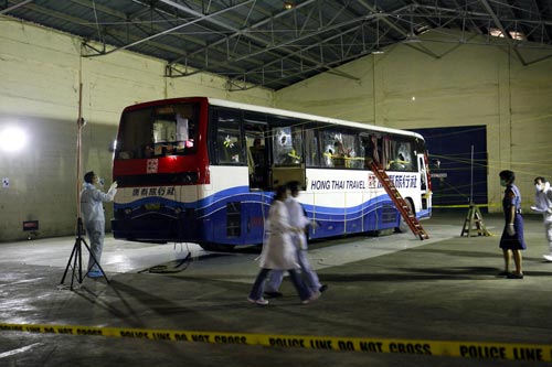 Manila police fired 20 rounds in ill-fated bus