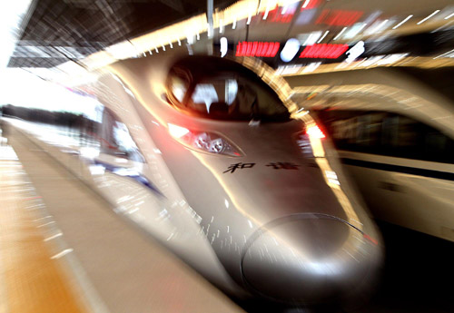 Shanghai-Hangzhou high-speed railway in operation