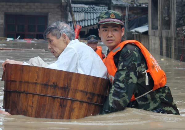 Dozens killed in deadly floods