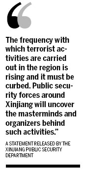 Expo leads to tougher crime fight in Xinjiang