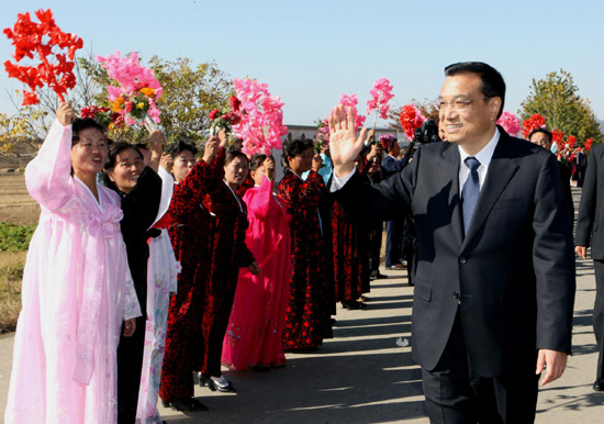 Chinese Vice-Premier leaves Pyongyang