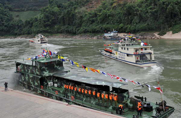 China launches joint patrols along Mekong River