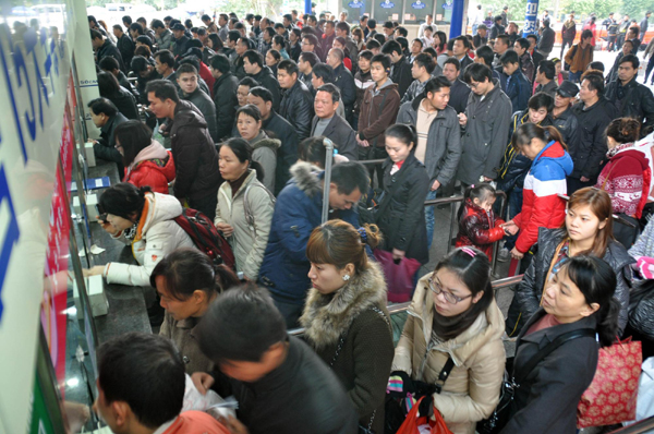 Spring Festival travel rush is over