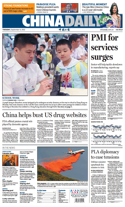 Front pages: Sept 4