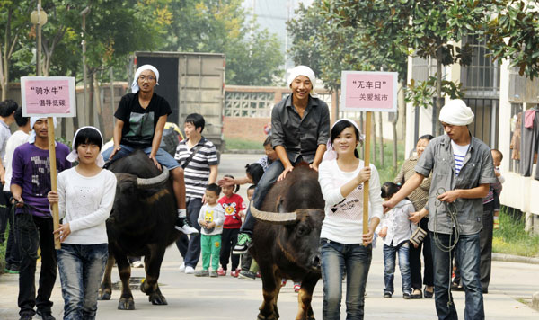 Guangzhou embraces global Car Free Day