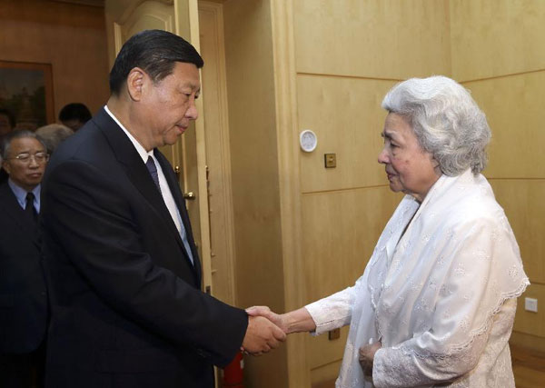 Xi expresses condolence to Cambodia's former queen