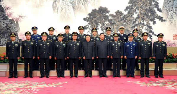 Hu, Xi urge army to fulfill historic missions