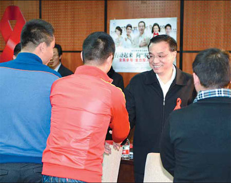 Li focuses on AIDS fight