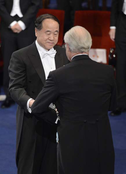 Mo Yan awarded 2012 Nobel Prize in Literature