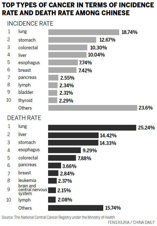 Report spells out China's cancer risk