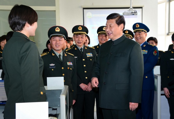 Xi extends festival greetings to armed forces