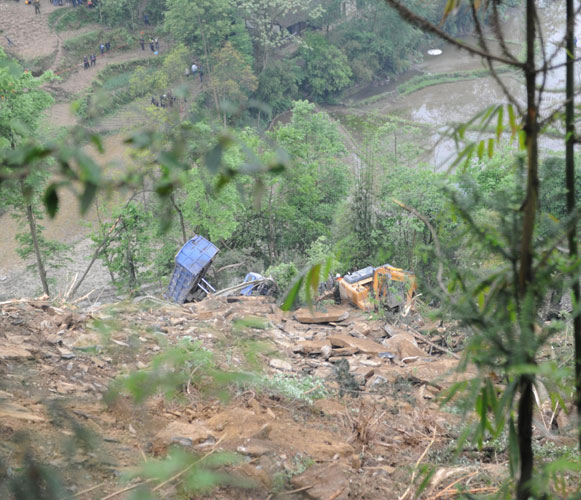 11 confirmed dead in SW China landslide