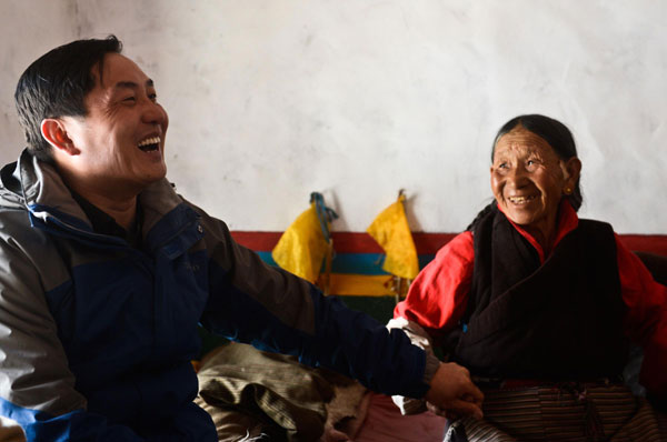 A cadre working in Tibet