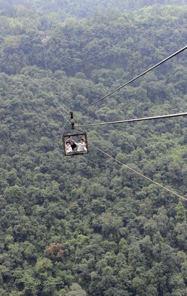 196 villagers' death-defying getaway