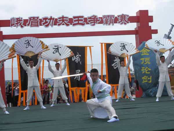 Wushu festival held in Sichuan