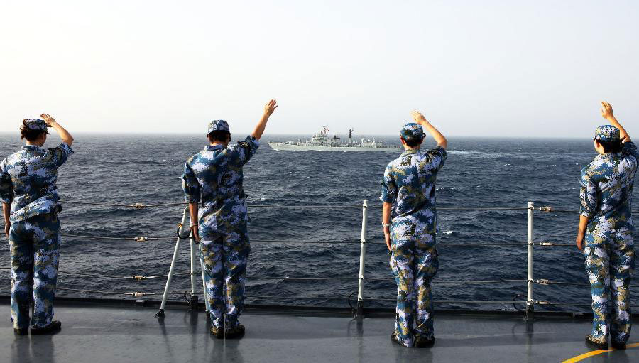 Chinese navy starts escort mission at Gulf of Aden