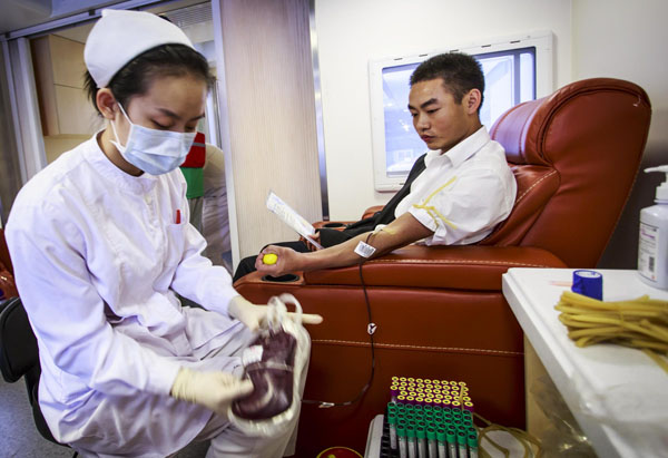 New cabin for blood collection in Beijing