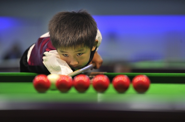 Pint-sized snooker prodigy