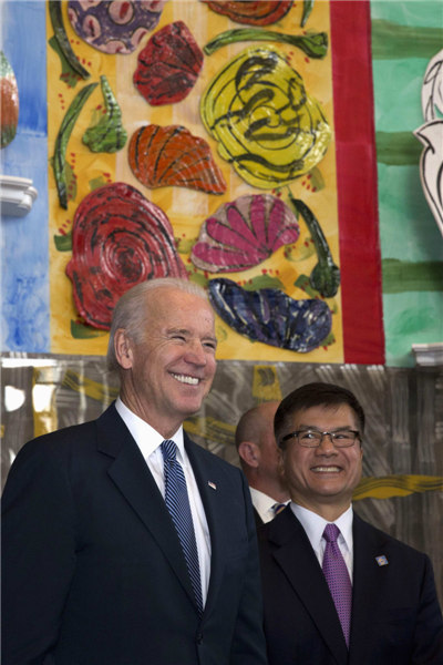 US VP Biden arrives in Beijing for visit