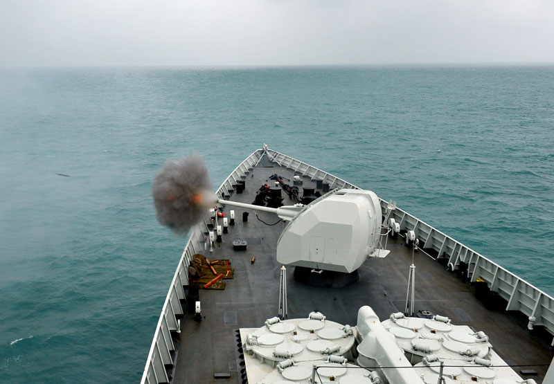 Navy destroyer <EM>Haikou</EM> returns to duty after refit