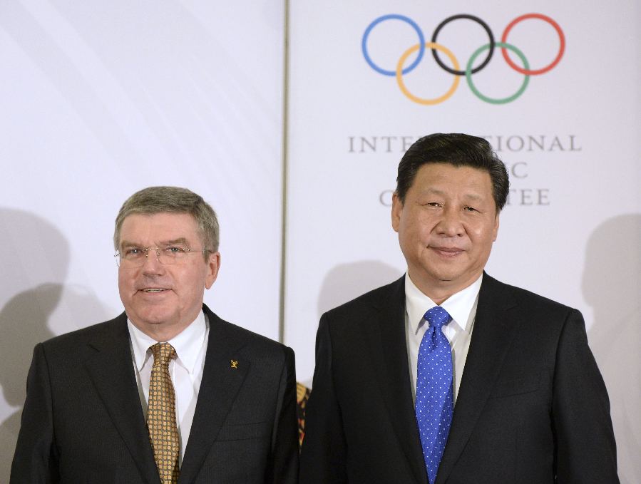 Chinese president meets IOC president
