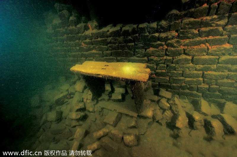 Underwater city preserved in E China