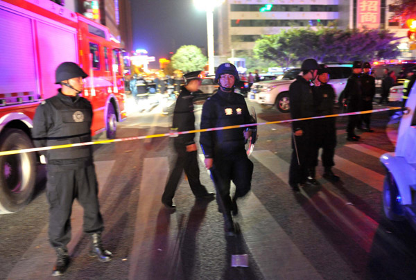 28 dead in Kunming rail station violence(as of 23:18 March 1)