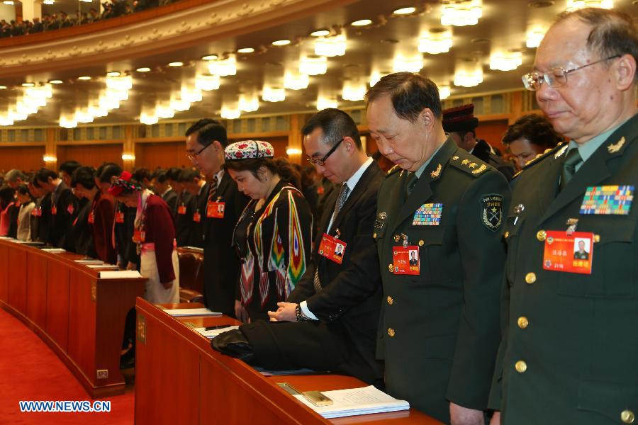 Minute of silence at CPPCC for terror victims