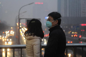 Sandstorms sweep into Beijing