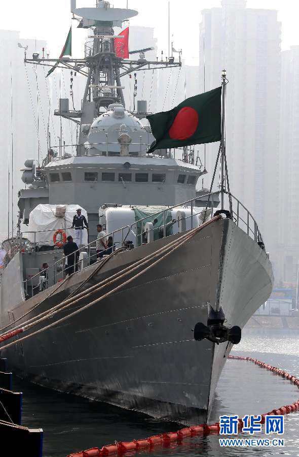 7 countries' naval ships arrive in E China