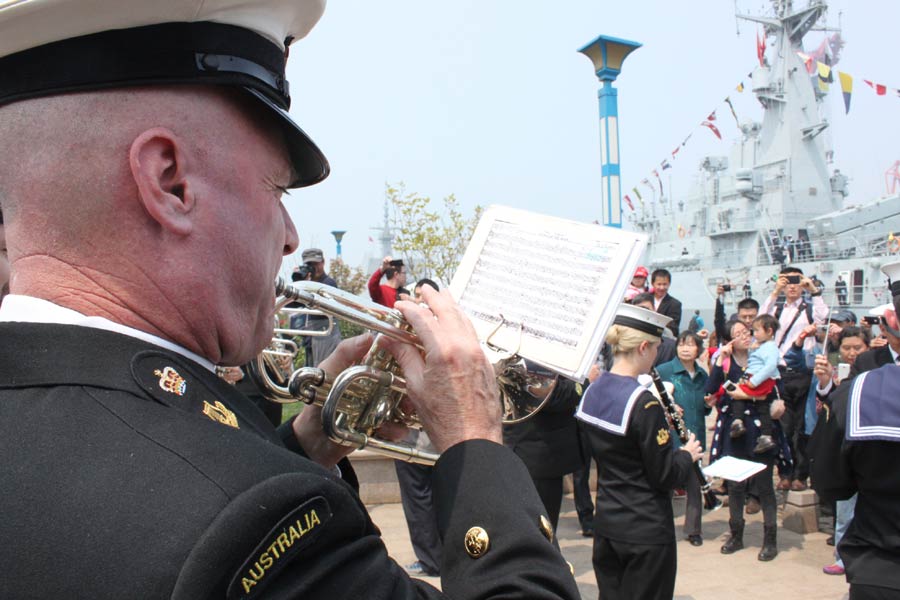 Navy ships open to the public