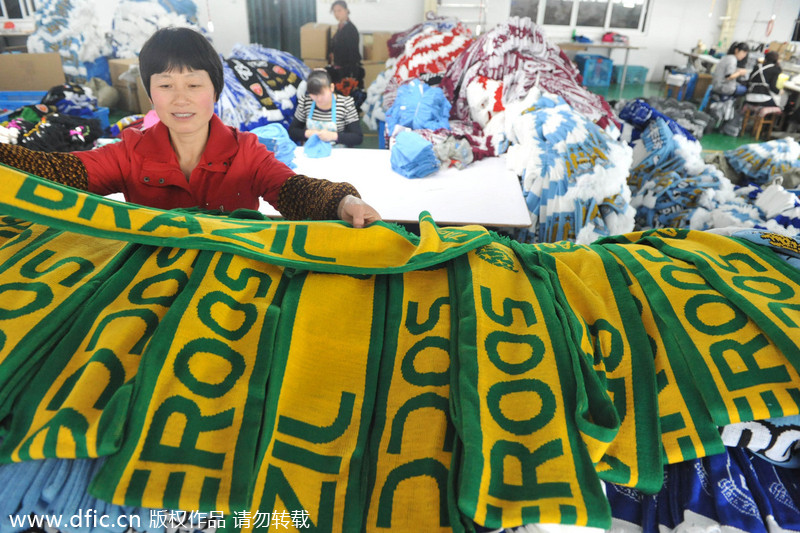 Clock ticks for China's World Cup workers