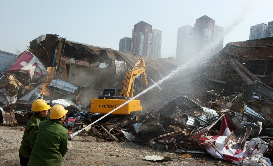 17,000 square meters of unauthorized structures demolished