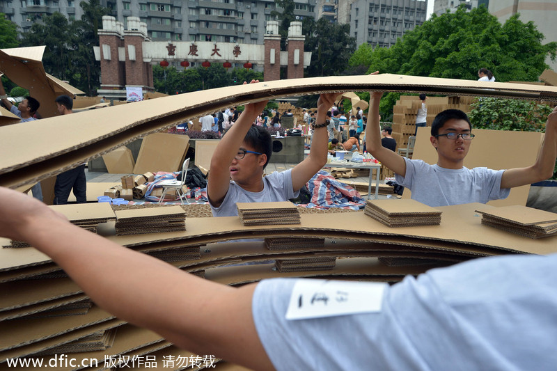 Paper houses show hidden creative genius