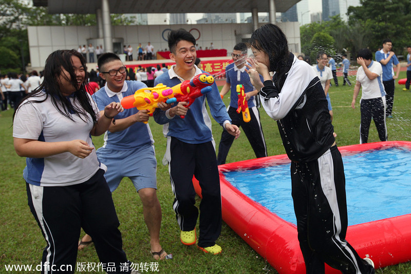 Students make a splash at grad ceremony in S Chin