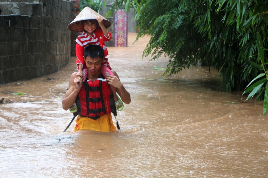 Heavy rainfall engulfs Guangxi