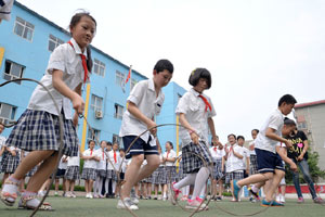 Students weave magic with bamboo