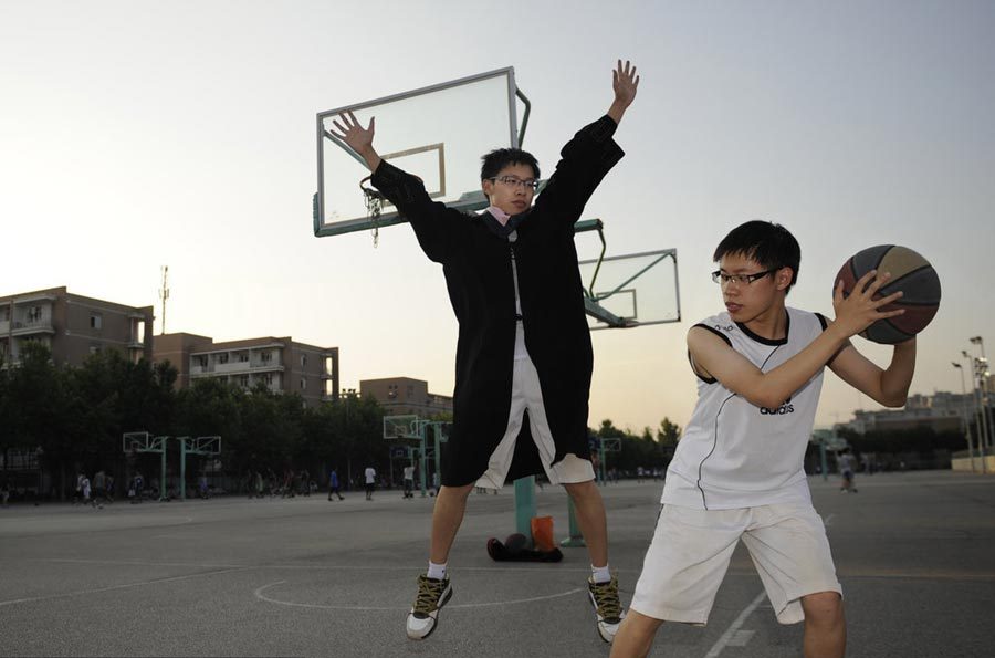 Graduation photos capture younger, older self