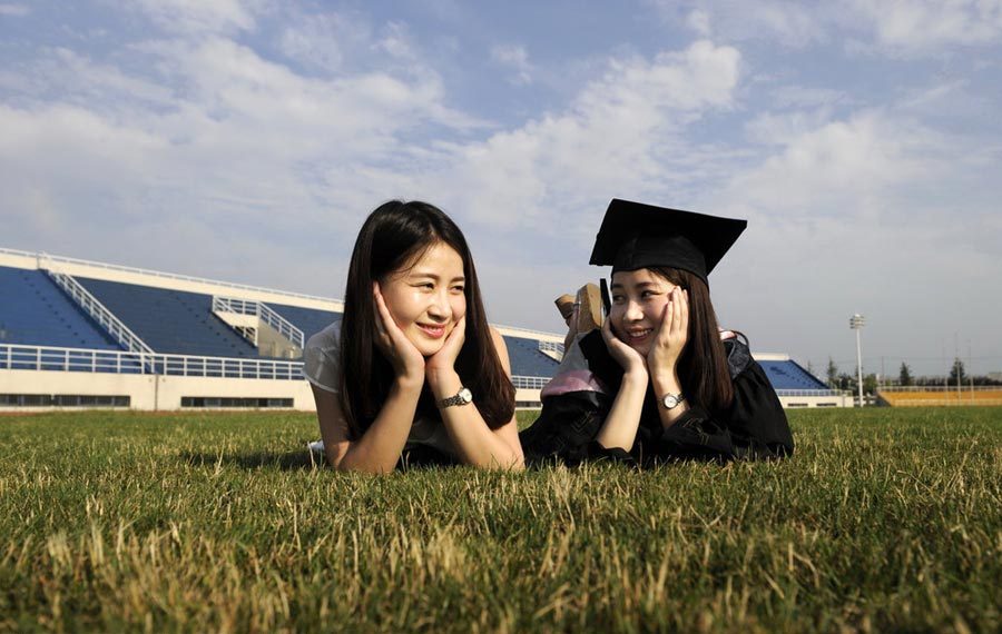 Graduation photos capture younger, older self