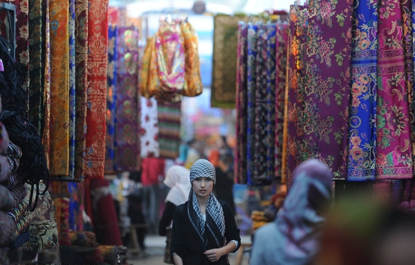 Nightlife in Kashgar, Xinjiang