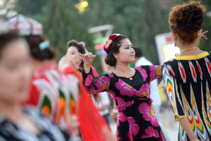 Nightlife in Kashgar, Xinjiang