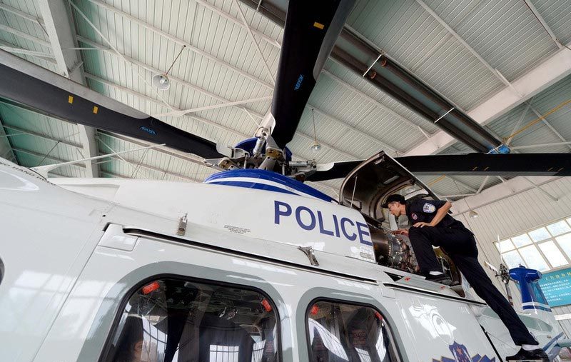 Hawk eye: Police choppers safeguard capital in the air