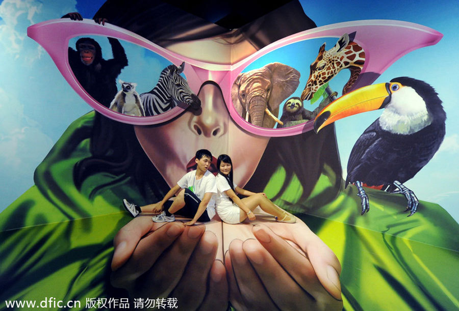 3D art show captivates visitors in Shanghai