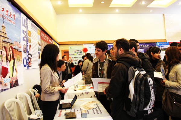 Students coming to China mean business