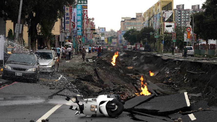 Inflammable gas explosions hit Taiwan