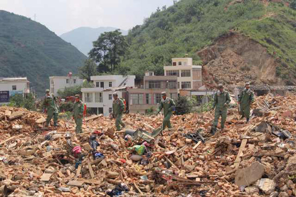 Disinfection conducted in quake-hit Ludian