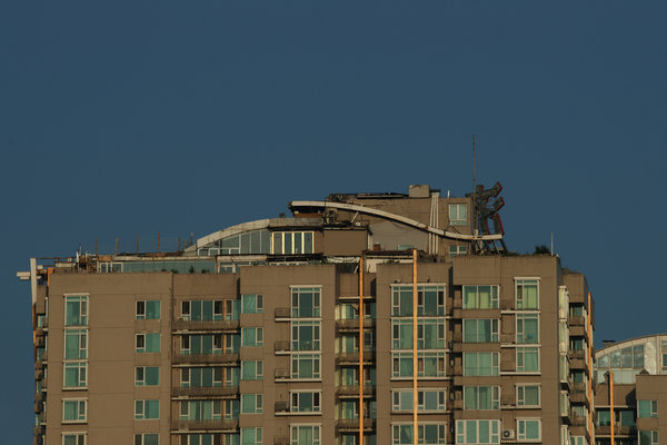 Beijing rooftop villa completely dismantled